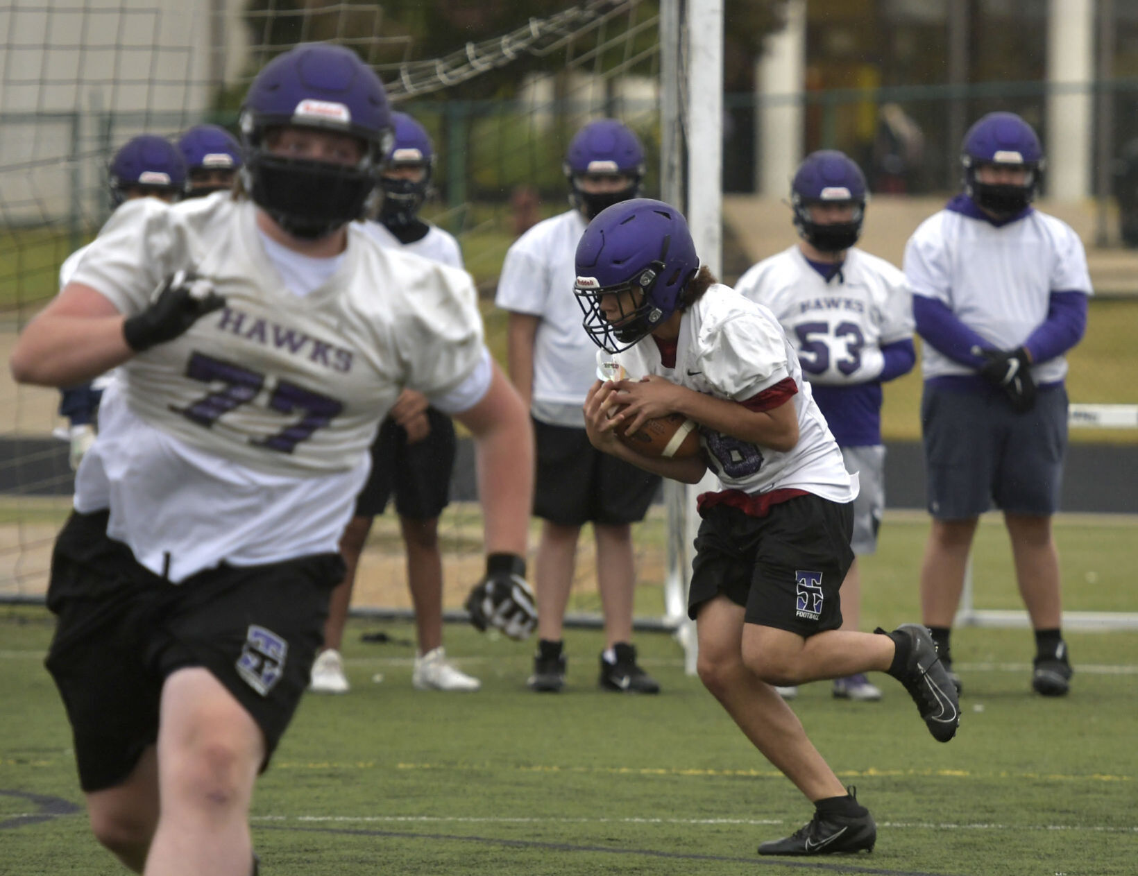 INDIAN TRAIL FOOTBALL PRACTICE